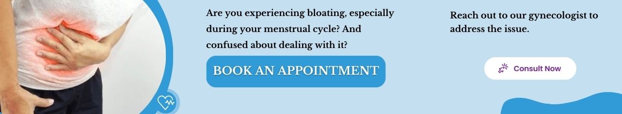 bloating before period