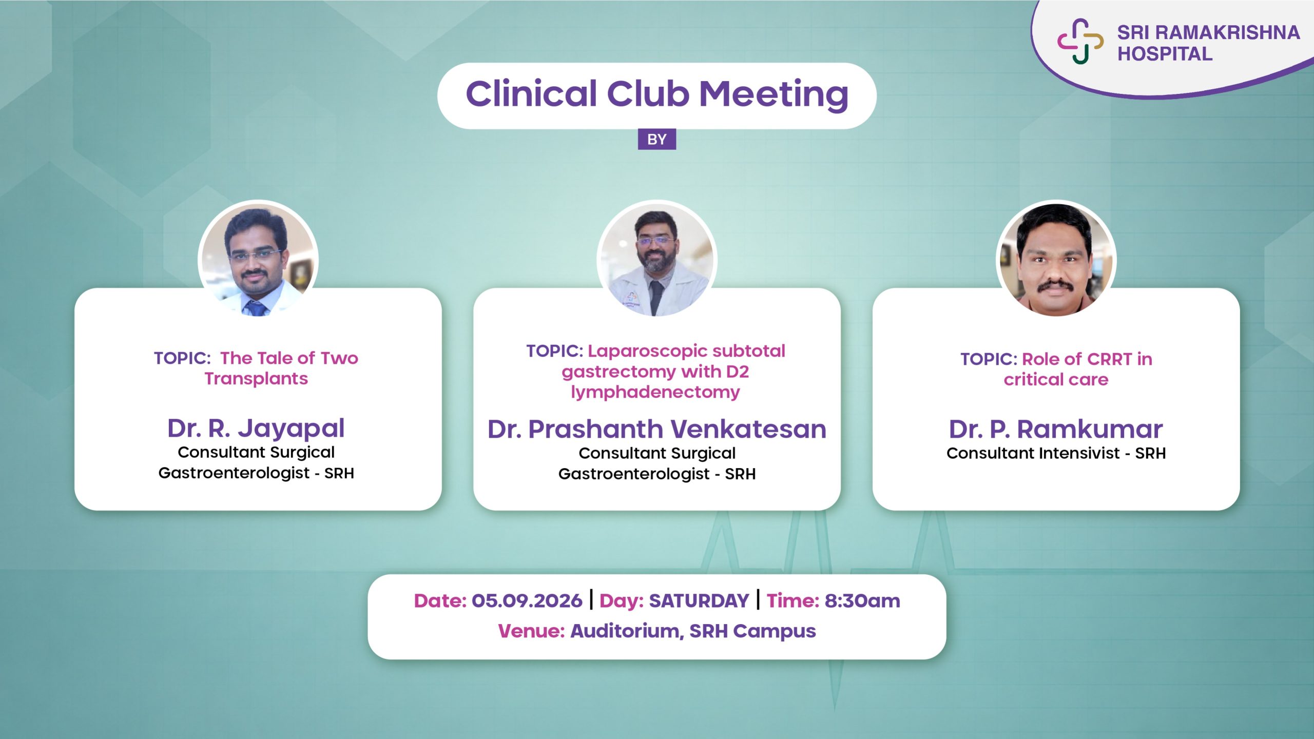 Clinical Club Meeting | Surgical Gastroenterology & Critical Care