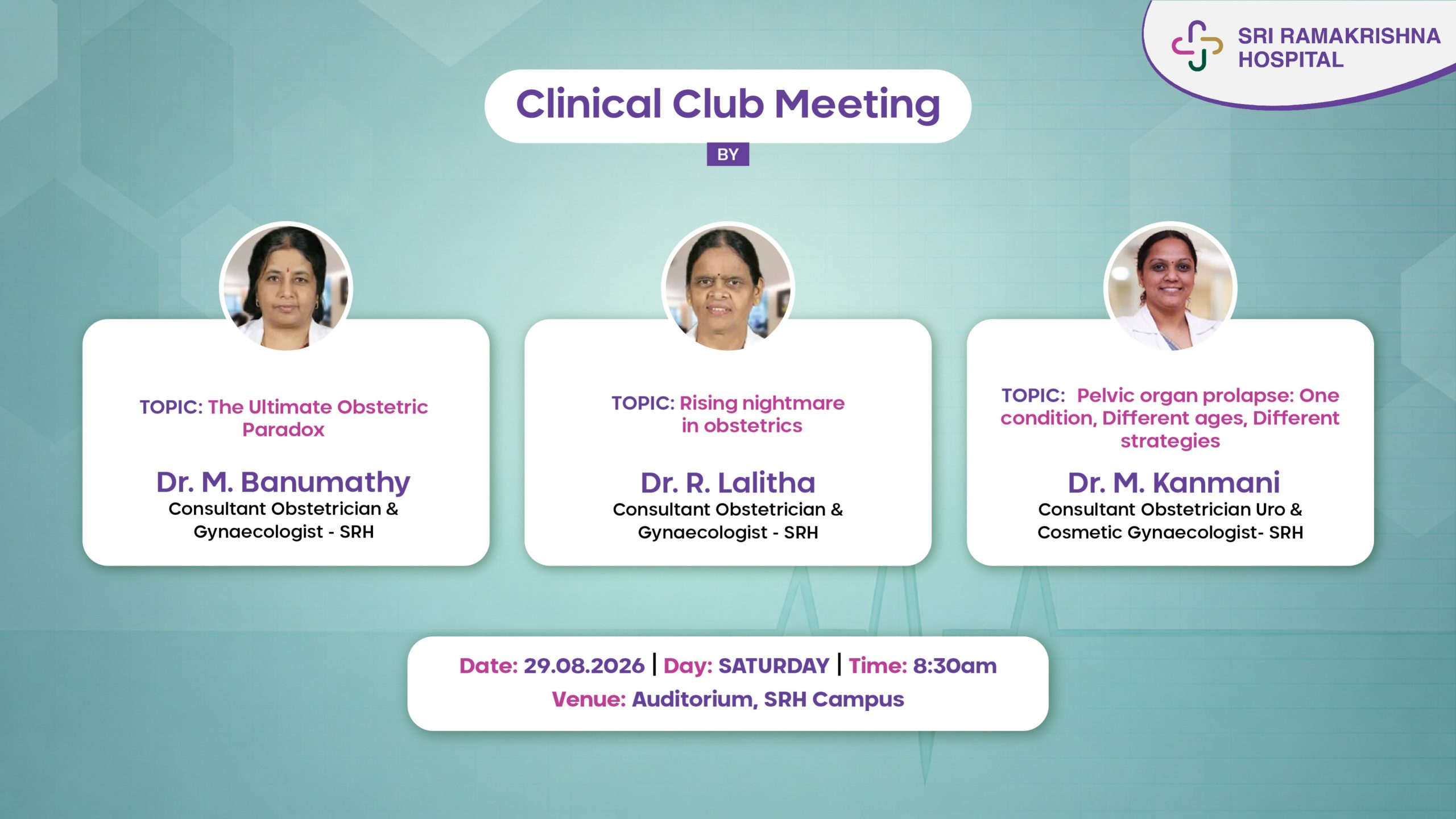 Clinical Club Meeting | Obstetrics, Gynaecology & Pelvic Organ Prolapse